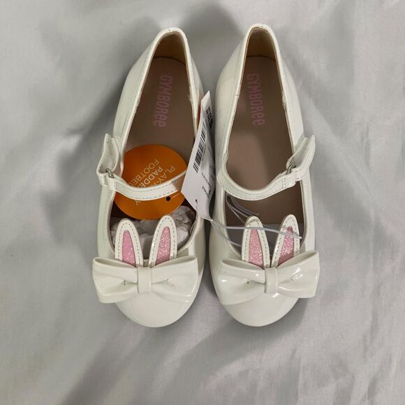 Gymboree Adorable Bunny Ear Ballerina Shoes NWT Size 9 Toddler - Picture 1 of 6